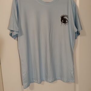 SHEIN Sky Blue Graphic Tee